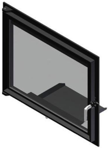 Дверцы для камина Kratki Amelia 607x750 мм